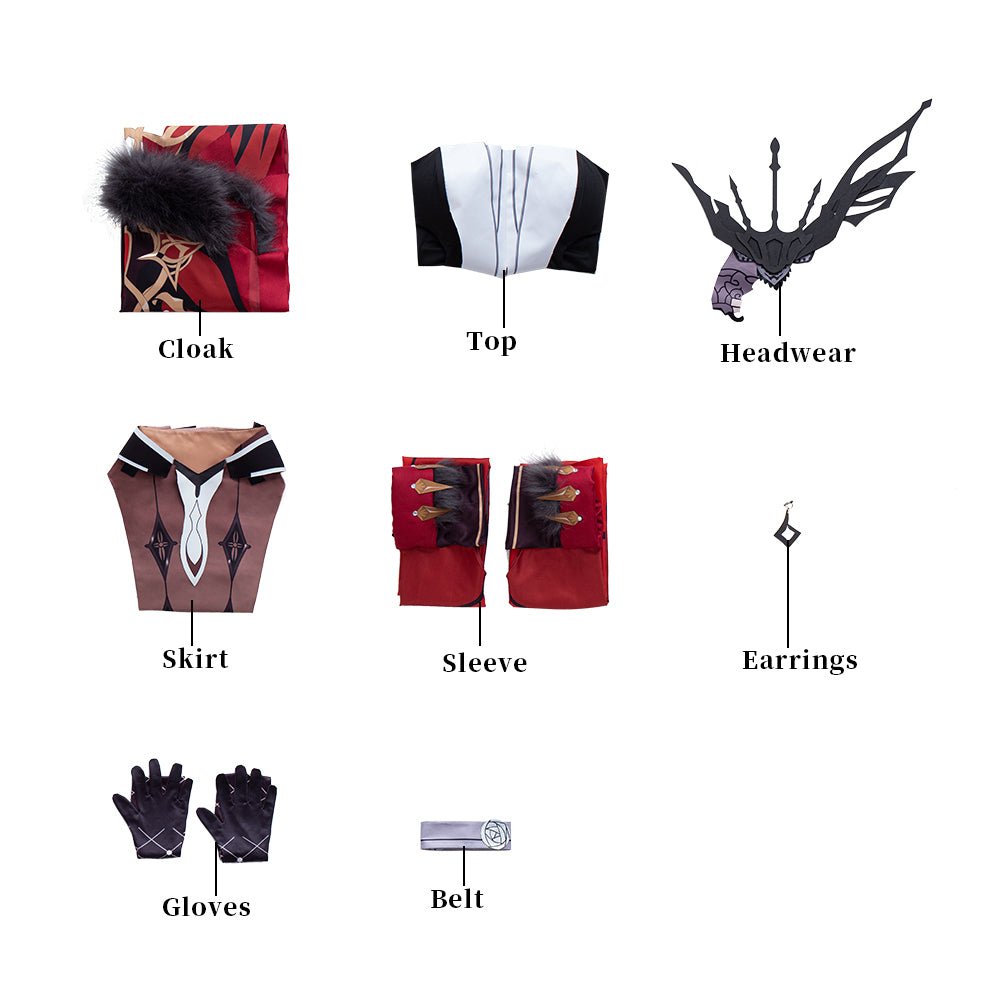 Костюм для косплея Honkai: Star Rail для женщин, Элегантная дама, Хэллоуин наряд