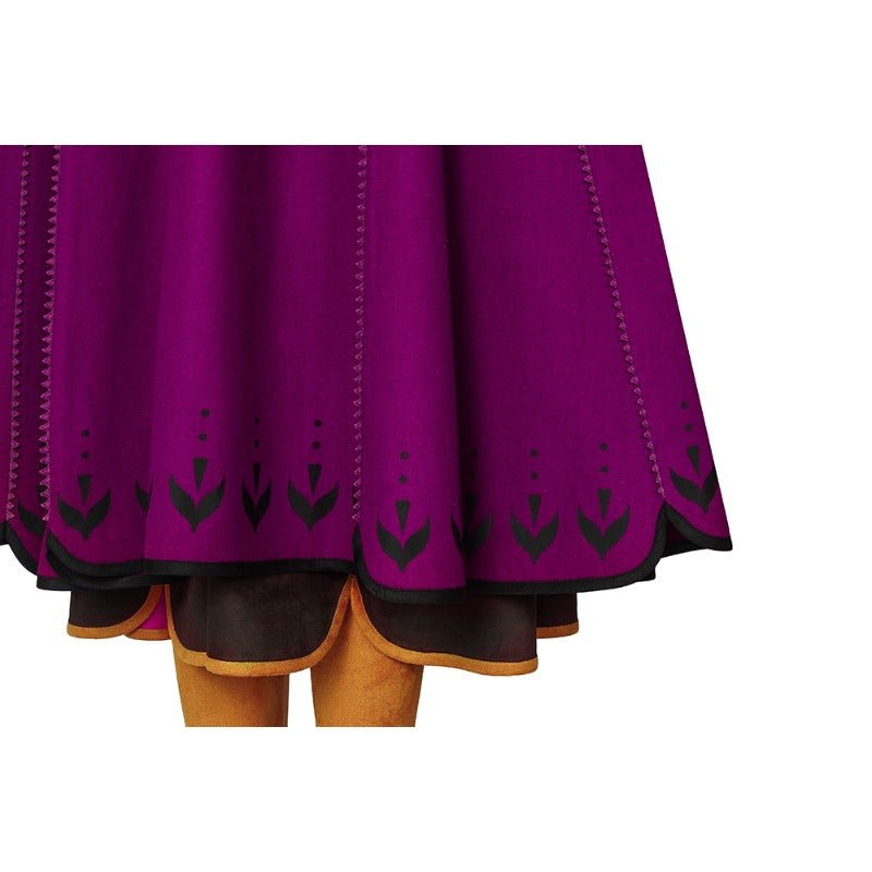 Эпический костюм Анны из Frozen II с обувью - Окунитесь в магию Аренделла