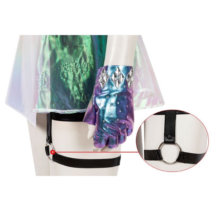 Костюм для косплея Ahri K/DA ALL OUT для женщин - аниме наряд Девятихвостой Лисы