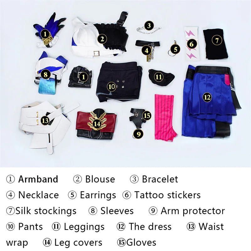 Костюм для косплея Сервал Ландау из игры Honkai: Star Rail