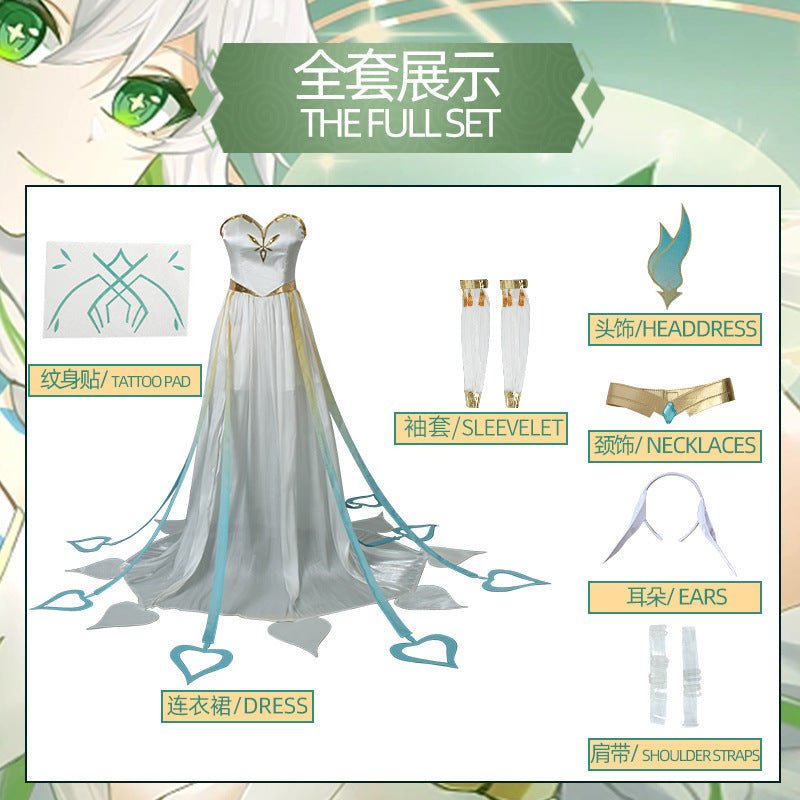 Костюм Нахиды из Genshin Impact для косплея – Аутентичный и Детализированный