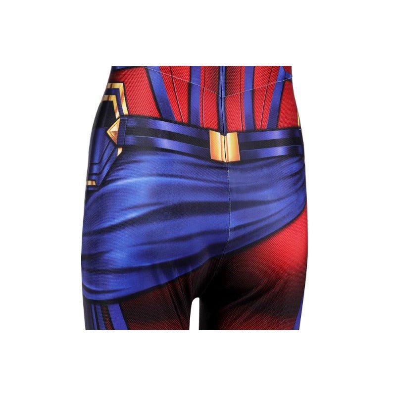 Костюм Капитана Марвел Кэрол Дэнверс HD Печать Косплей Комбинезон - Вдохновленный Костюмом из Мстителей: Финал