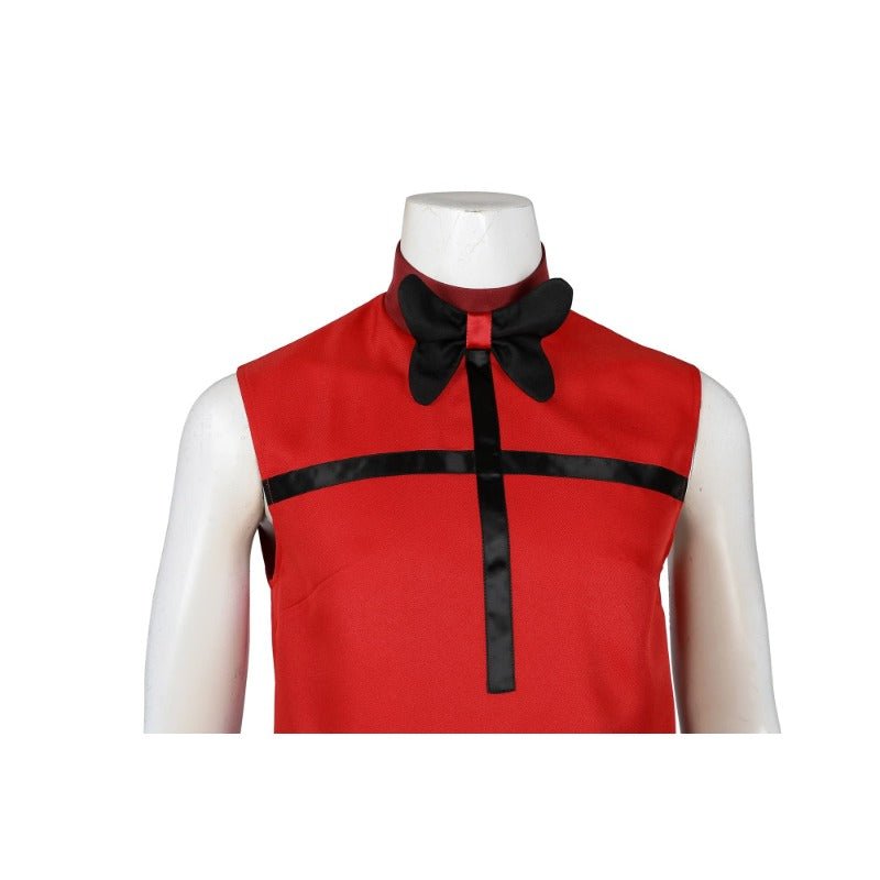 Красный смокинг с черными брюками: мужской аниме-костюм для Хэллоуина