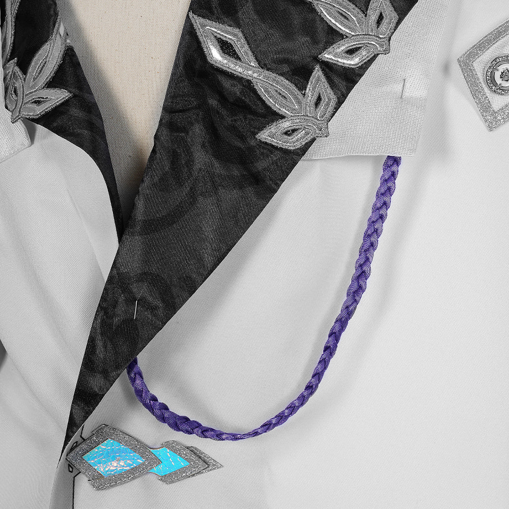 Genshin Impact Плащ Фатуи Костюм для косплея Перр Панталон Тарталья Арлекин Доктор Сандрон Коломбина Регретор