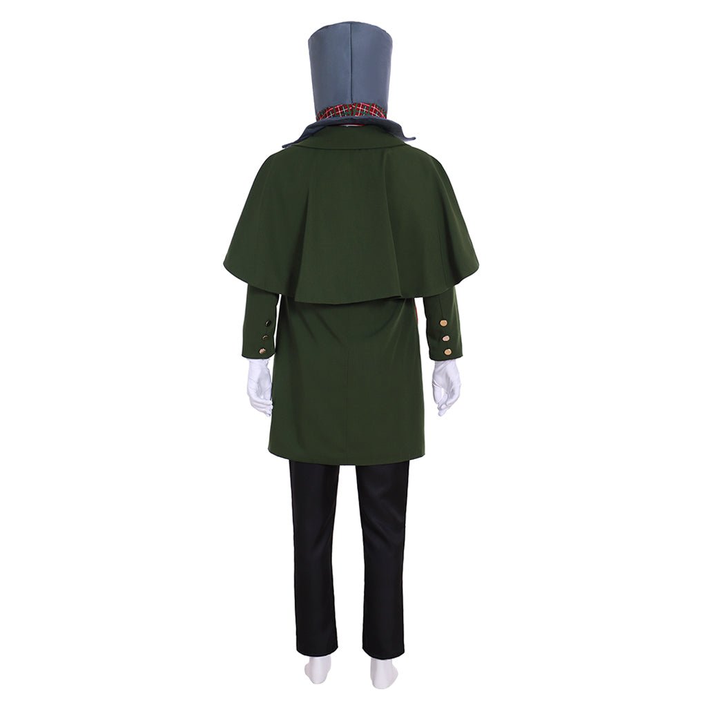 Костюм Викторианского Джентльмена для Колядования, Мужской Диккенсовский Викторианский Костюм на Рождество