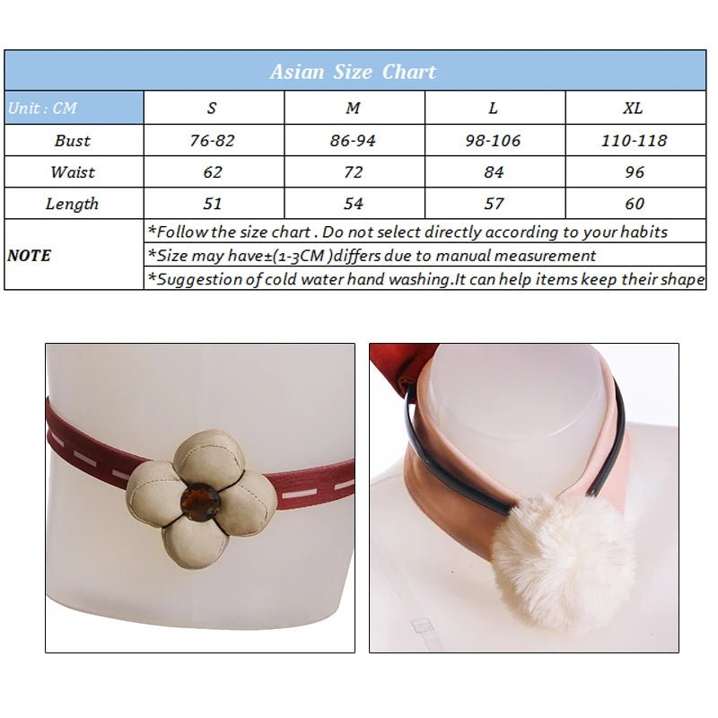 Новогодний костюм кролика Кле Косплей Genshin Impact Кле Костюм кролика Женский комбинезон Полный набор