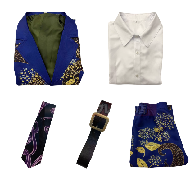 Костюм Рюгуджи Кена из Токио Ревенджерс - Высококачественный аниме наряд