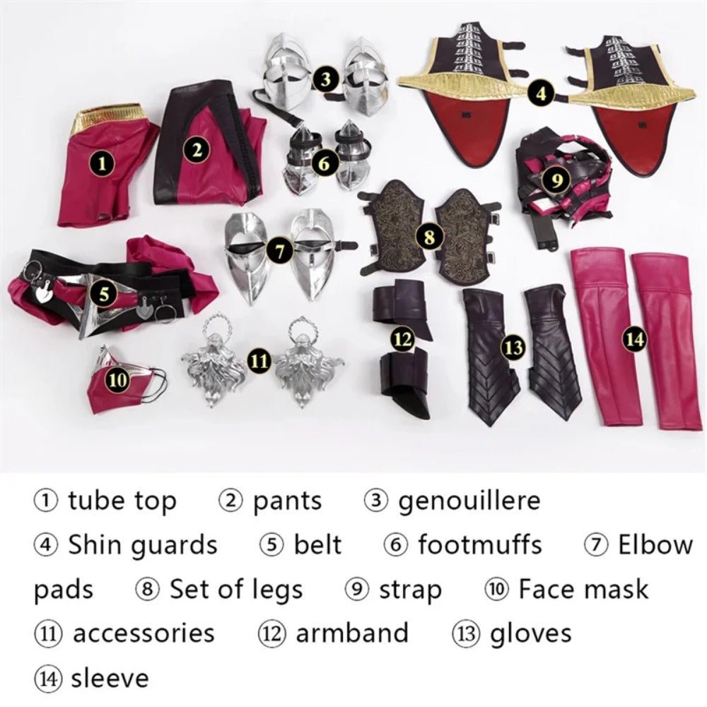 Костюм Милины для косплея - Смертельная битва Mortal Kombat для Хэллоуина и карнавала