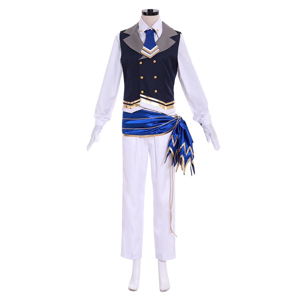 Костюм косплея Святого Рыцаря Золотого Льва Лео Цукинага Bloomed из Ensemble Stars