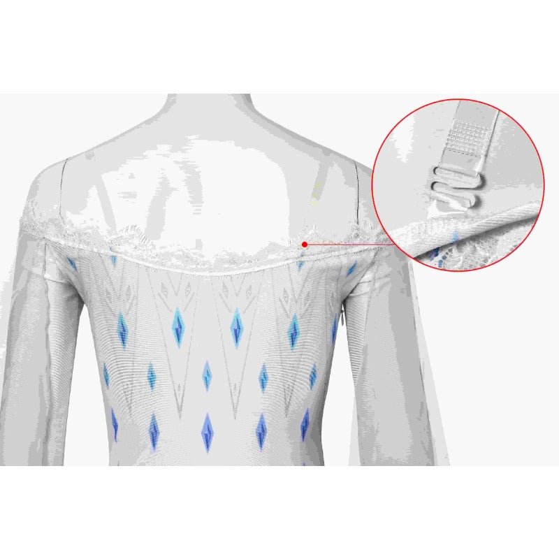 Костюм Эльзы для женщин с длинными рукавами, костюм из Frozen