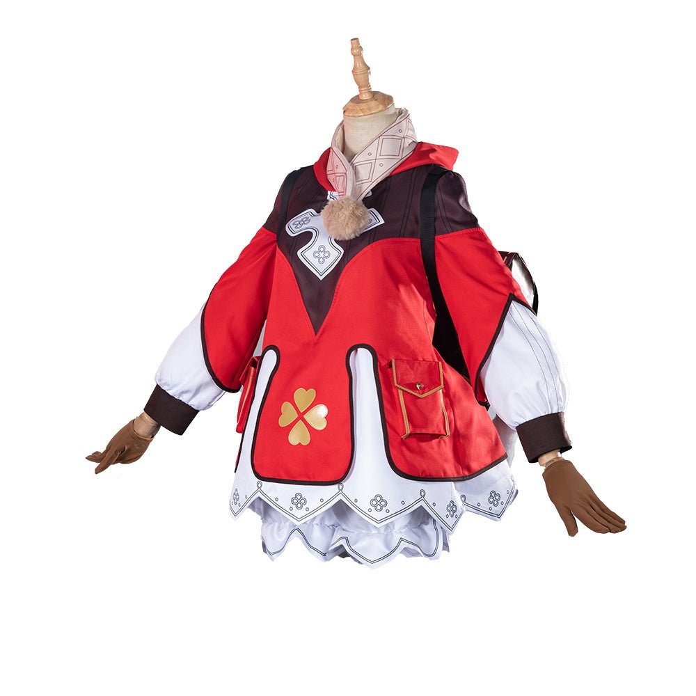 Костюм для косплея Клее из Genshin Impact для женщин на Хэллоуин