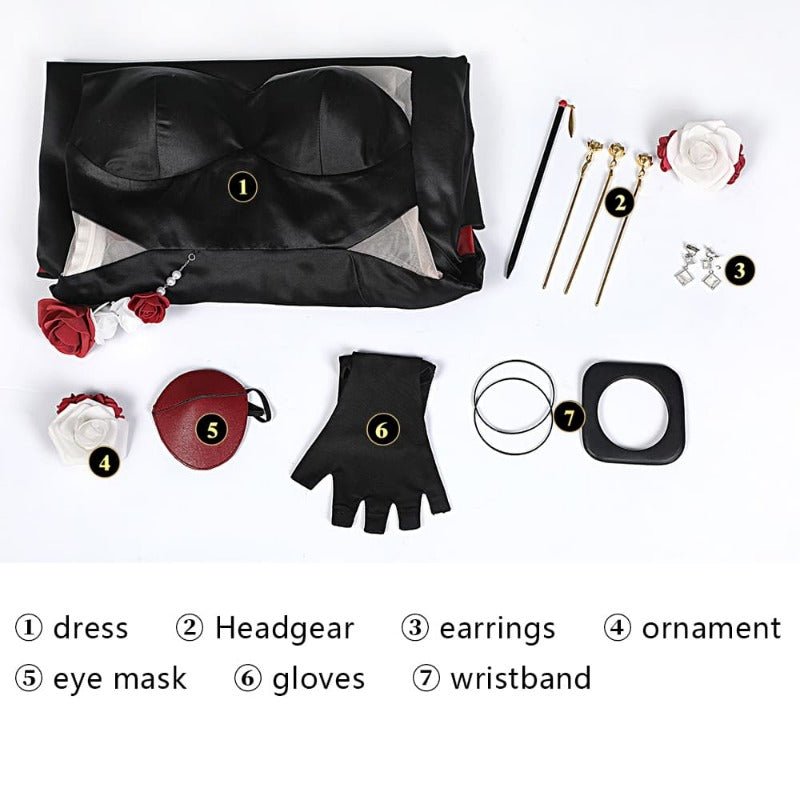 Костюм для косплея Бэйдоу из Genshin Impact - Подлинная пиратская вдохновленная одежда