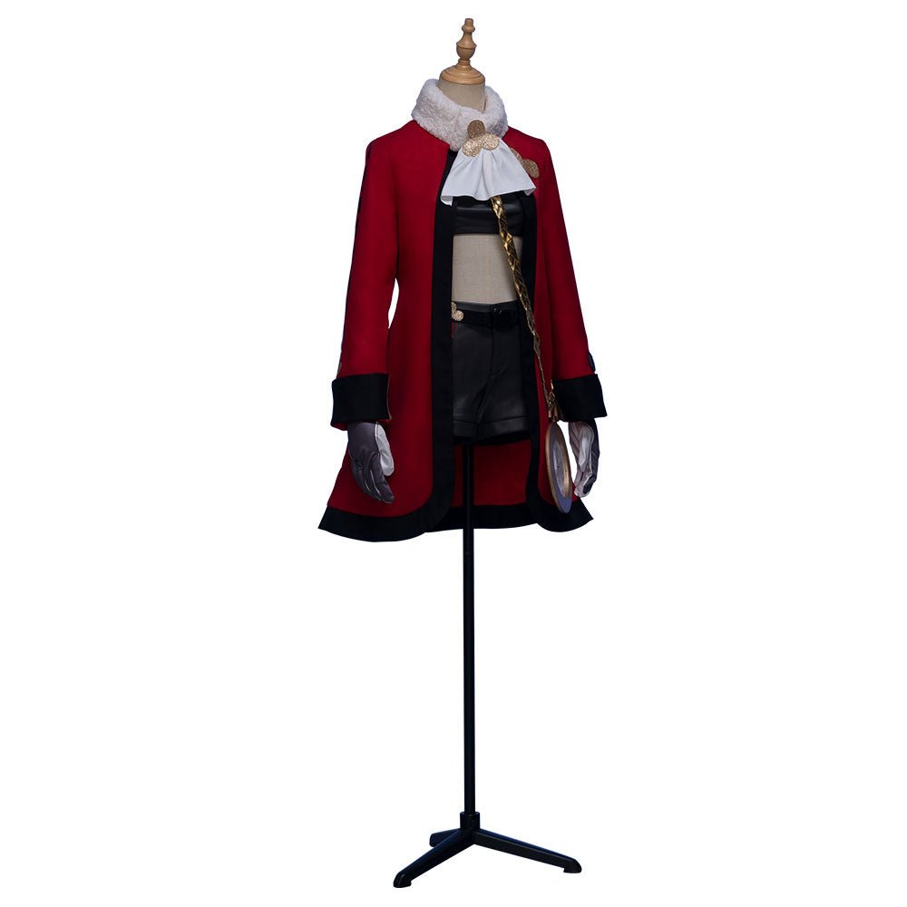 Костюм для косплея Pom-pom из Honkai: Star Rail, женский наряд на Хэллоуин с пальто, шляпой, брюками и реквизитом