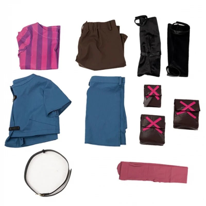 Костюм Джинкс из Лиги Легенд LOL Arcane Молодая Джинкс Косплей