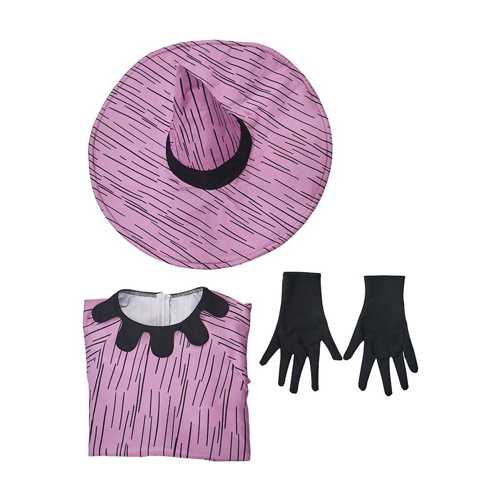 Костюм Шок из мультфильма 'Кошмар перед Рождеством' для девочек | Хэллоуин косплей