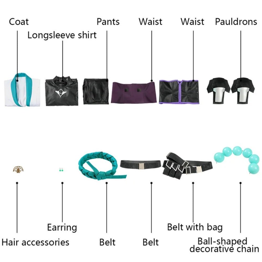 Костюм Sage из Valorant для женщин - Карнавальный костюм на Хэллоуин