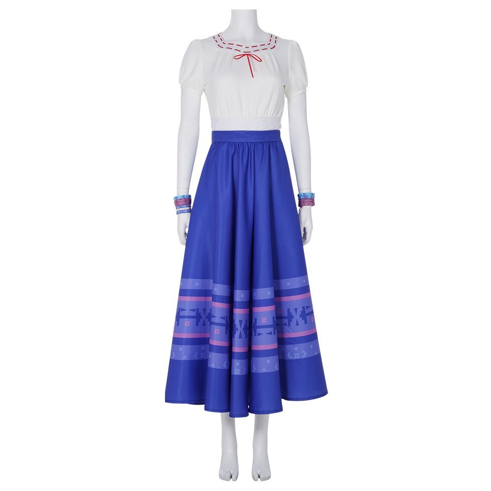 Костюм для косплея Луизы Мадригал из 'Энканто' - Женский наряд на Хэллоуин