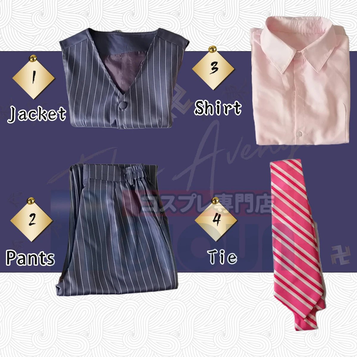 Токийский аниме костюм для косплея Бонтен Харучио Санзу 4 части