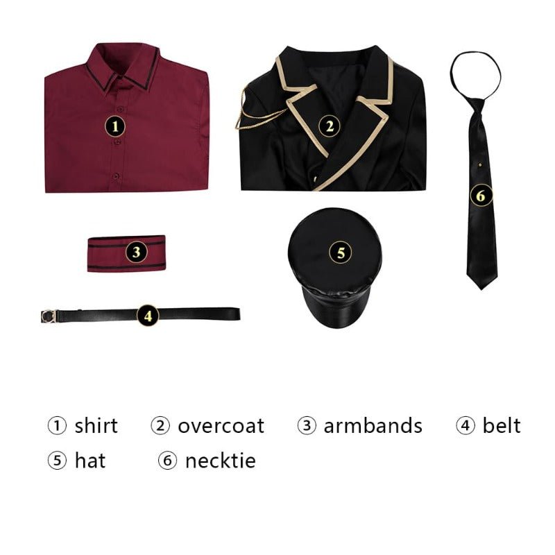 Костюм Волшебной Девочки Миры и Злого Лейтенанта для мужчин