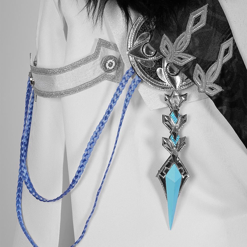 Genshin Impact Плащ Фатуи Костюм для косплея Перр Панталон Тарталья Арлекин Доктор Сандрон Коломбина Регретор