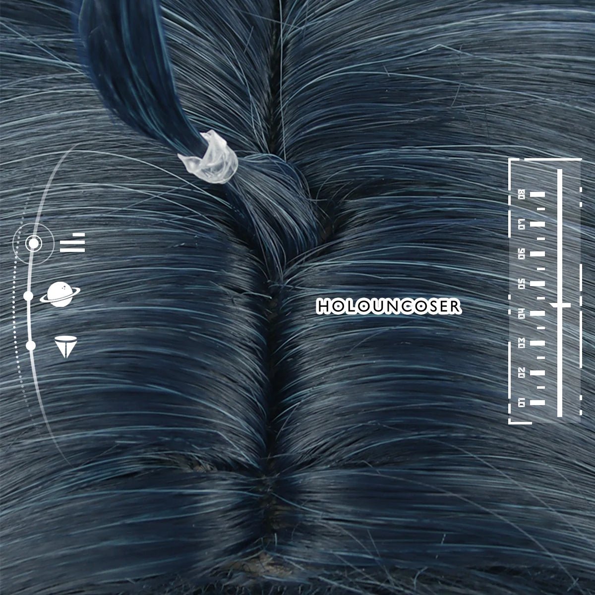 Honkai Star Rail Игра Blade Косплей Парик Розетка Термостойкий Синтетическое Волокно Расческа Заколка Регулируемый Хэллоуин Вечеринка