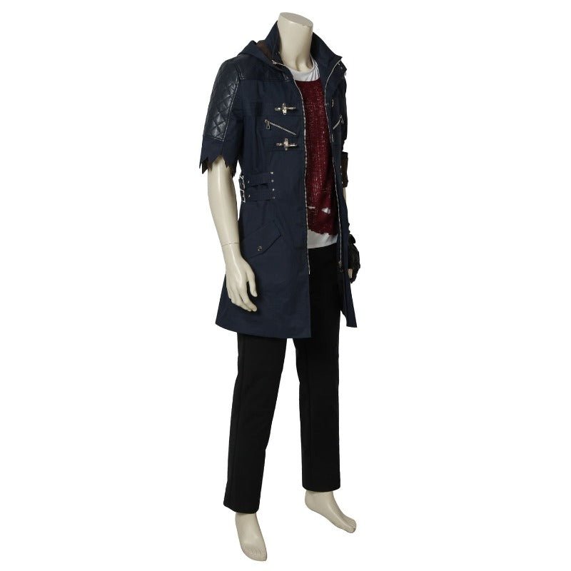 Костюм Nero из DMC 5 для косплея - Длинный пиджак охотника на демонов для Хэллоуина