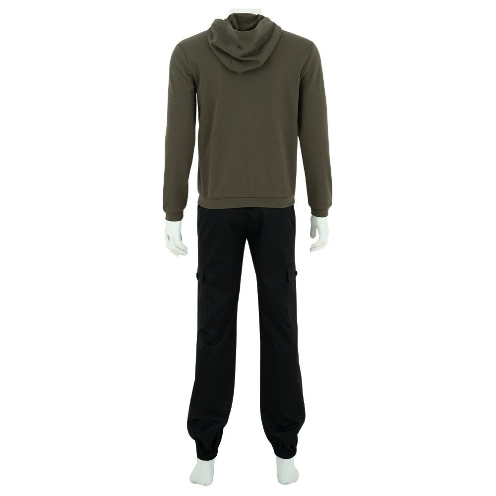 Армейская зеленая куртка Riddler для косплея | Пальто с вопросительными знаками для Хэллоуина