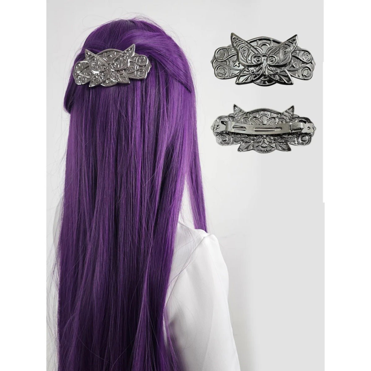 Длинная фиолетовая прикидка для костюма Фрирен из аниме 'За пределами путешествия' - аксессуар