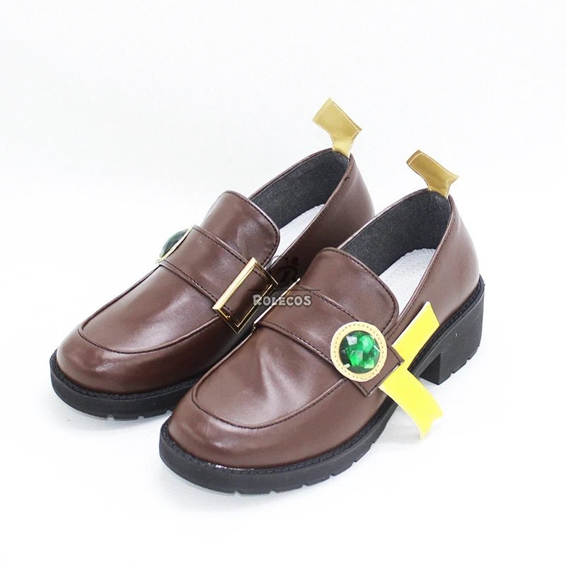 Игра Genshin Impact Венти Косплей Обувь Барбатос Кожаные Высокие Каблуки