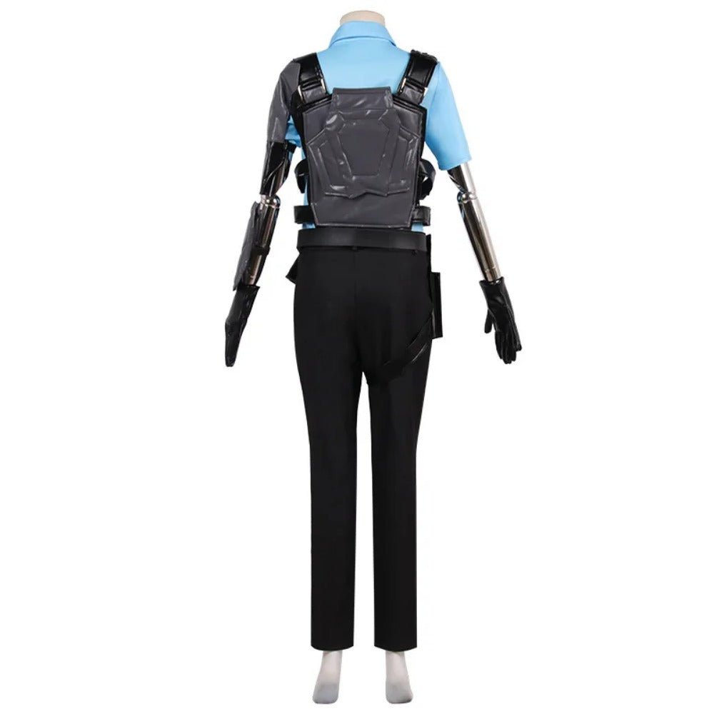 Костюм для косплея Brimstone из Valorant для мужчин: топ, жилет, брюки, шляпа