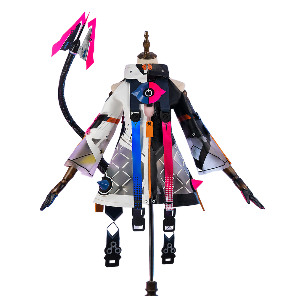 Костюм для косплея Texas the Omertosa из Arknights - Delirium Blue Delta