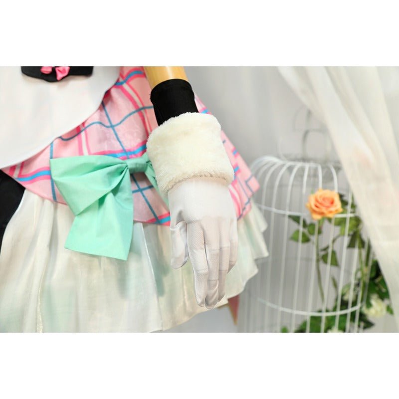 Костюм для косплея Magical Mirai 2021 Clover Bunny Miku с ботильонами - Косплей Hatsune Miku