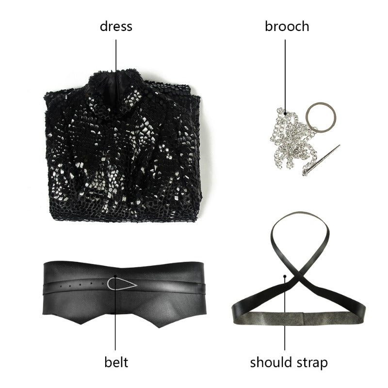 Костюм Сансы Старк для женщин: длинное платье для костюмированной вечеринки на Хэллоуин