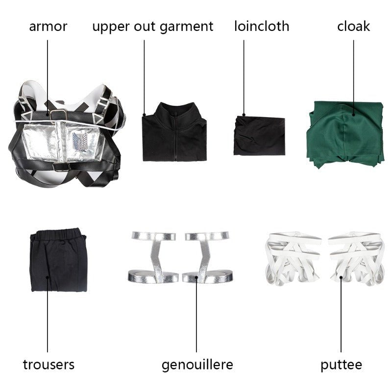 Костюм Эрена Йегера из финала 4 сезона Атаки Титанов для косплея