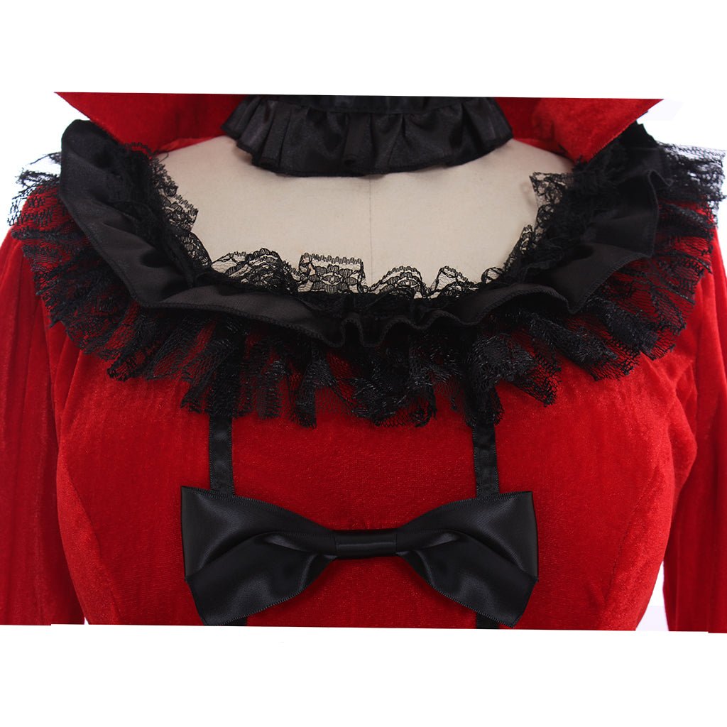 Ретро платье с цветочным принтом для женщин осень зима готические платья для вечеринки с расклешенными рукавами квадратным вырезом и большой юбкой