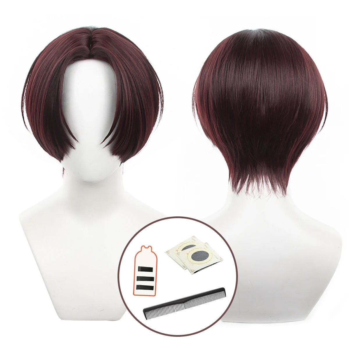 Парик для косплея Хаято Суо из аниме Wind Breaker, синтетическое волокно, регулируемый размер