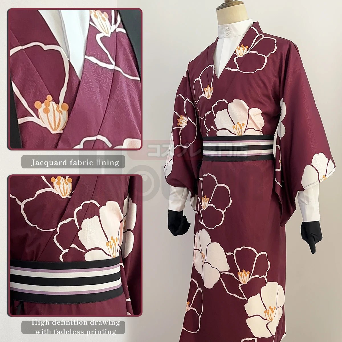 Blue Lock Аниме Чигири Косплей Кимоно Романтическая Серия Парик Роза Синтетические Волокна Регулируемый Размер Хэллоуин Рождество