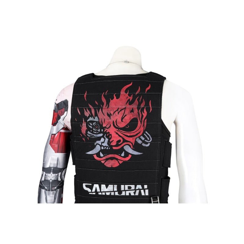 Костюм Джонни Сильверхенда для косплея Cyberpunk 2077, жилет без рукавов для вечеринки на Хэллоуин