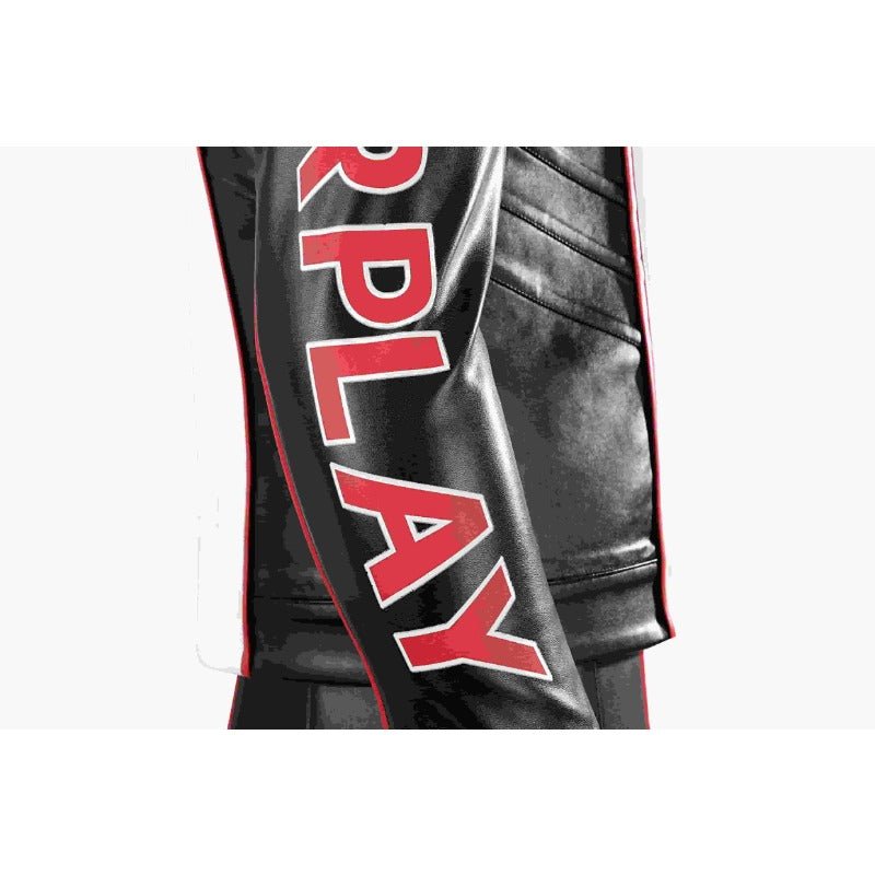 Костюм для косплея Мистера Террифика Майкла Холта - белый кожаный костюм для Хэллоуина