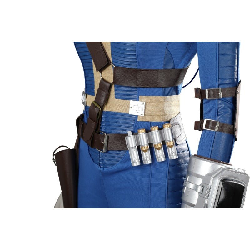 Костюм Люси из Vault 33 - Синий аниме костюм для женщин с аксессуарами