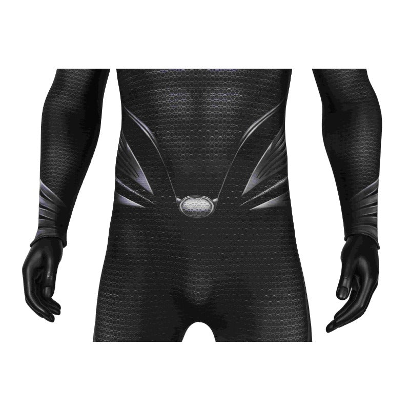 Косплей костюм Супермена Кларк Кент черный для детей и взрослых