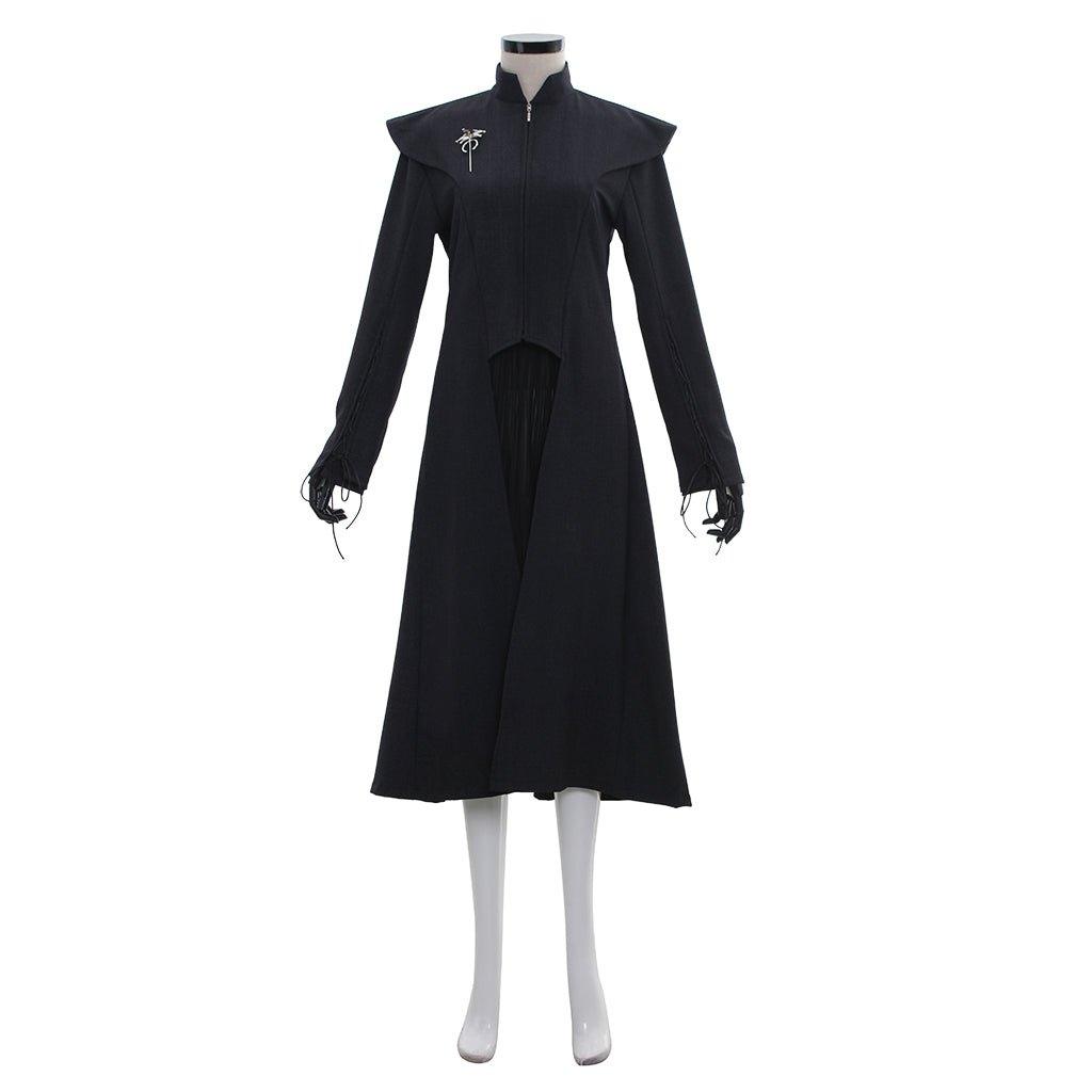 Рождественский костюм Дейенерис Таргариен | Черная мантия и платье средневекового стиля