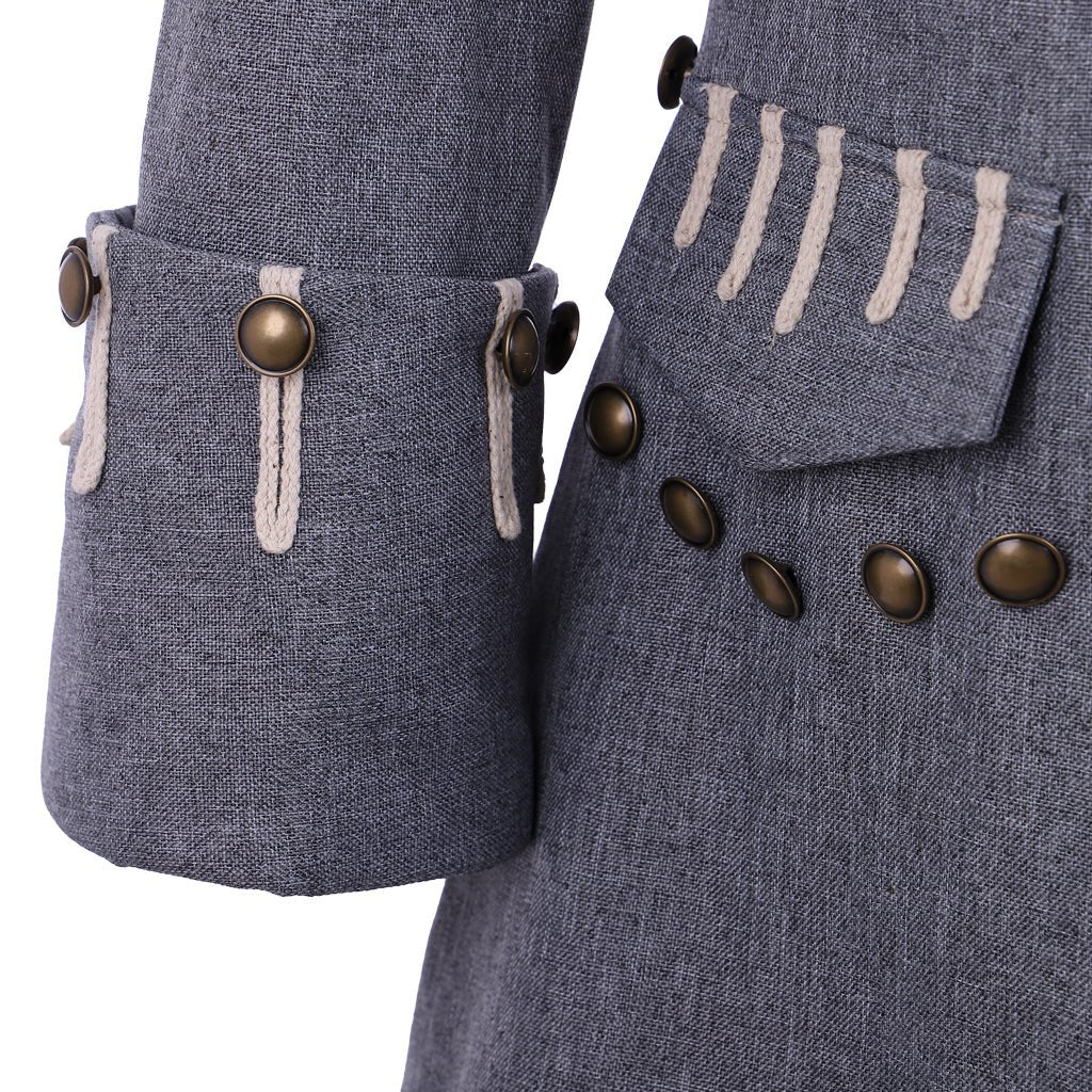 Мужская пиратская куртка для косплея - вдохновленная капитаном Спарроу