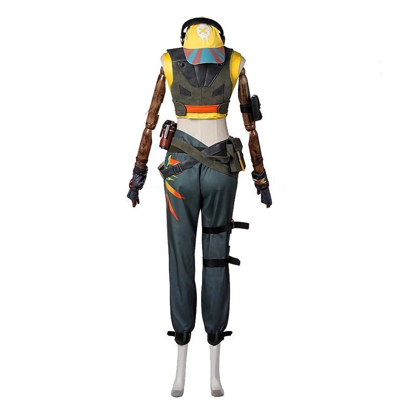 Костюм для косплея Raze из игры Valorant для женщин, дуэлянт Raze, панк-униформа для вечеринки на Хэллоуин