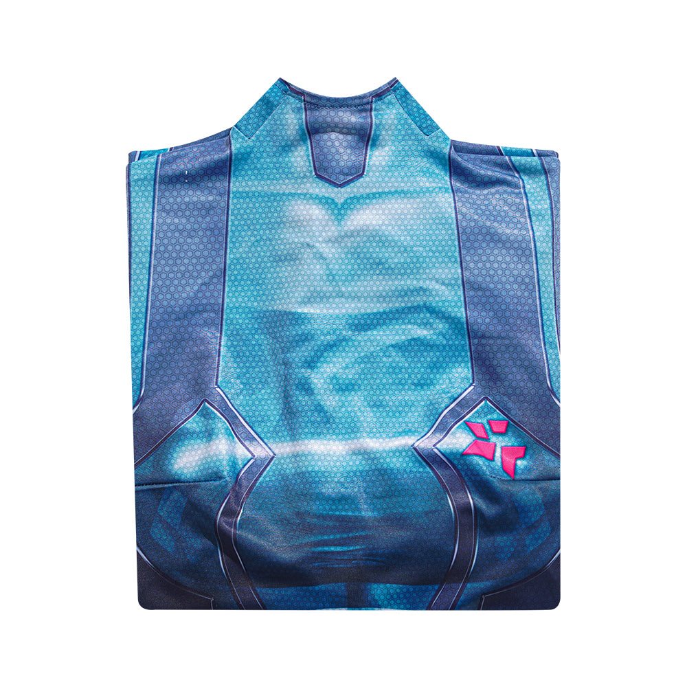 Костюм Самус Аран Metroid для косплея Супергеройский Зентай Боди из спандекса на Хэллоуин