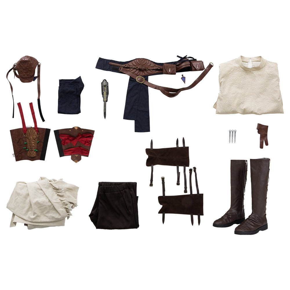 Полный набор костюма Басима ибн Исхака из Assassin’s Creed Mirage с обувью