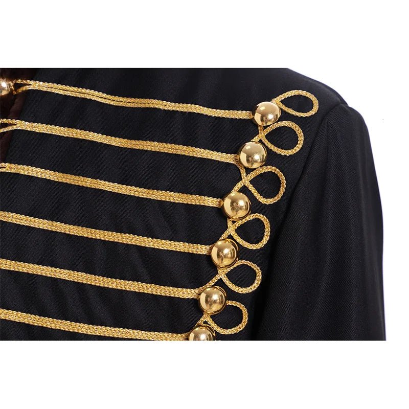 Средневековый аристократический парадный жакет - Костюм для косплея, зимняя куртка для Хэллоуина и военных мероприятий