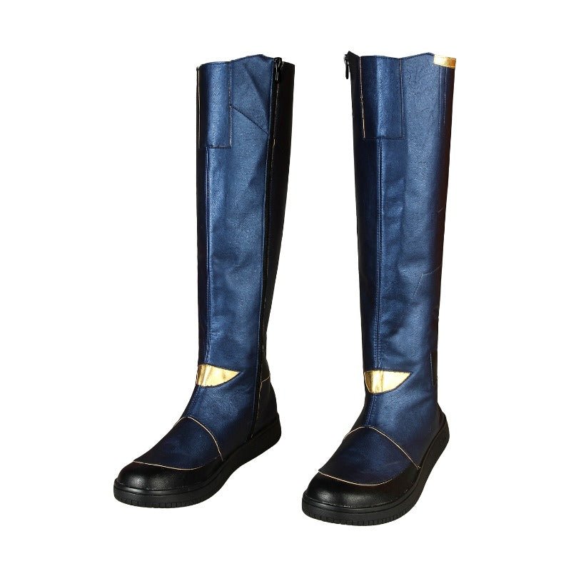 Костюм косплей Капитан Марвел из Мстителей: Финал с ботинками