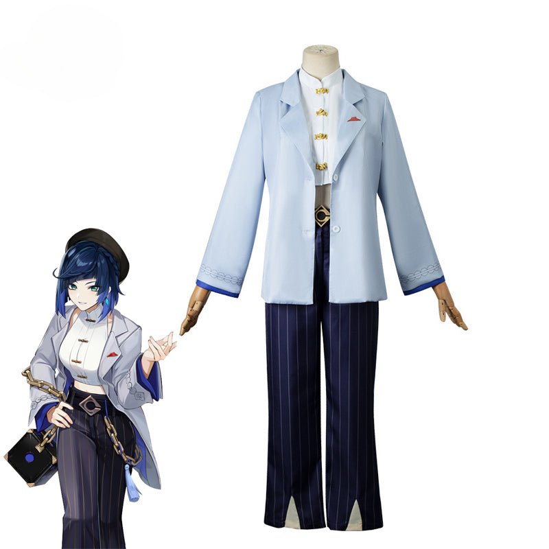 Костюм для косплея Yelan из игры Genshin Impact и Pizza Hut, полный набор для вечеринки на Хэллоуин