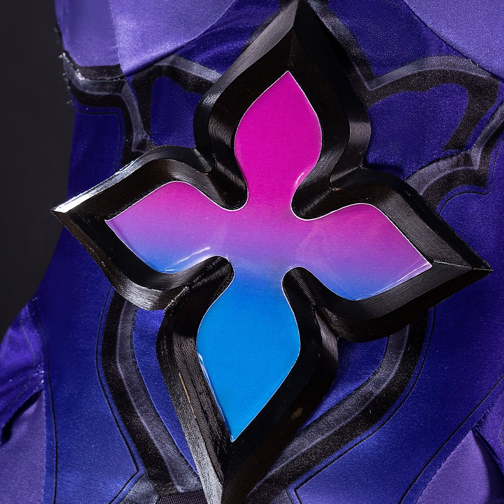 Костюм для косплея Черный Лебедь из Honkai Star Rail | Фиолетовое платье, парик и аксессуары